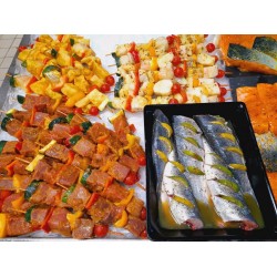 Assortiment de brochettes...