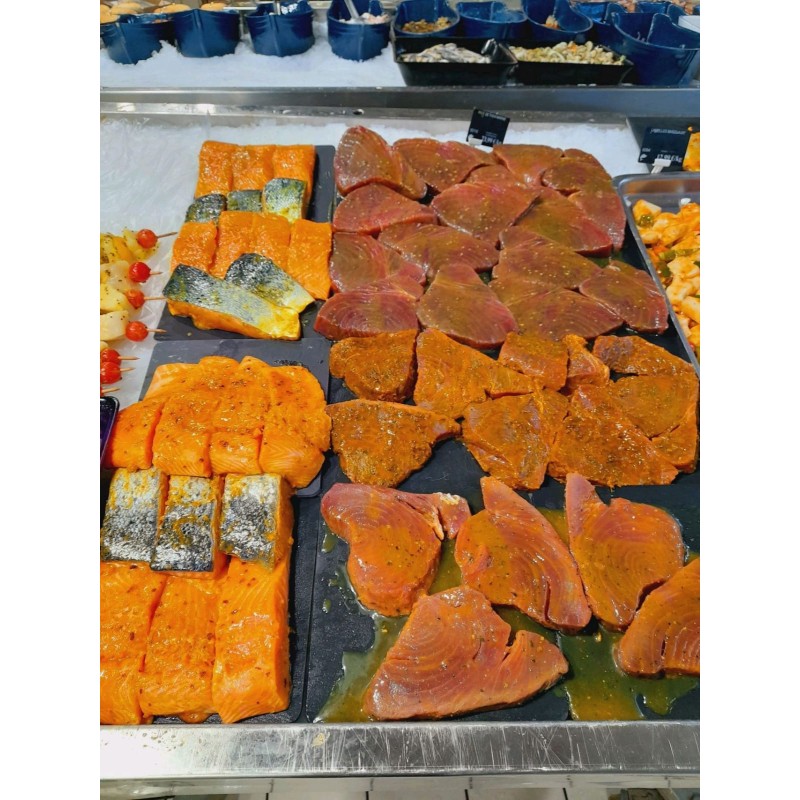 Assortiment de pavés marinés