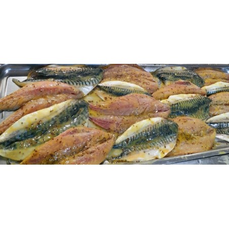 Filets de maquereau marinés