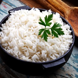 Riz nature au beurre